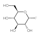 1-Fluoro-1-deoxy-α-D-glucose结构式