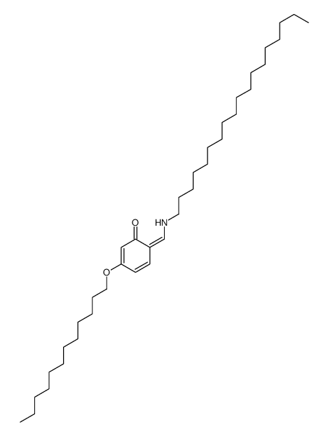 3-dodecoxy-6-[(octadecylamino)methylidene]cyclohexa-2,4-dien-1-one结构式