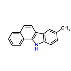 8-甲基-11(h)-苯并[a]咔唑结构式