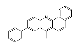 7-methyl-9-phenylbenzo[c]acridine结构式