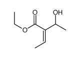 ethyl 2-(1-hydroxyethyl)but-2-enoate结构式