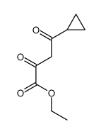 4-环丙基-2,4-二氧代丁酸乙酯结构式
