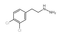 [2-(3,4-二氯-苯基)-乙基]-肼盐酸盐结构式