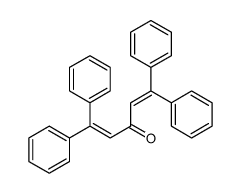 1,1,5,5-tetraphenylpenta-1,4-dien-3-one结构式