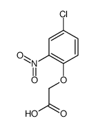 2-(4-氯-2-硝基苯氧基)乙酸结构式