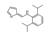 2,6-di(propan-2-yl)-N-(pyrrol-2-ylidenemethyl)aniline结构式