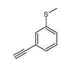 Benzene, 1-ethynyl-3-(methylthio)- (9CI)结构式