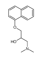 1-(dimethylamino)-3-naphthalen-1-yloxypropan-2-ol结构式