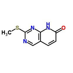 2-(甲基硫代)吡啶并[2,3-d]嘧啶-7(8h)-酮结构式