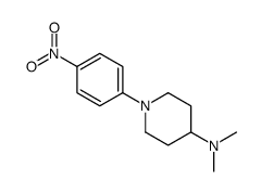 N,二甲基-1-(4-硝基苯基)哌啶-4-胺结构式