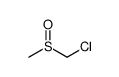 chloro(methylsulfinyl)methane结构式