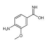 4-氨基-3-甲氧基苯甲酰胺结构式