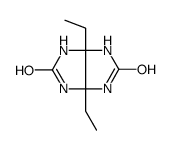 3a,6a-diethyl-1,3,4,6-tetrahydroimidazo[4,5-d]imidazole-2,5-dione结构式