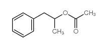 乙酸-1-甲基-2-苯乙酯结构式