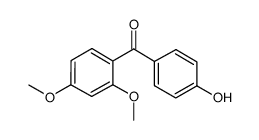 2,4-Dimethoxy-4hydroxybenzophenone结构式