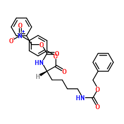 Nα,Nε-二-Z-L-赖氨酸 4-硝基苯酯结构式