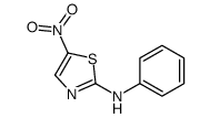 2-Anilino-5-nitrothiazole结构式