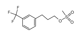 Methanesulfonic Acid 3-(3-Trifluoromethyl-phenyl)-propyl Ester结构式
