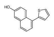 5-thiophen-2-ylnaphthalen-2-ol结构式
