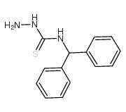 4-二苯甲基-3-氨基硫脲结构式