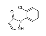 2-(2-chlorophenyl)-1H-1,2,4-triazol-3-one结构式