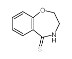 1,4-Benzoxazepine-5(2H)-thione,3,4-dihydro-结构式