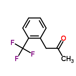 1-[2-(Trifluoromethyl)phenyl]acetone结构式