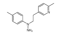 2-Methyl-5-(2-(1-p-tolylhydrazinyl)ethyl)pyridine结构式
