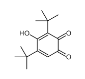 3,5-ditert-butyl-4-hydroxycyclohexa-3,5-diene-1,2-dione结构式