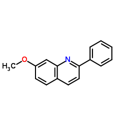 7-甲氧基-2-苯基喹啉结构式