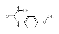 3-(4-methoxyphenyl)-1-methyl-urea结构式