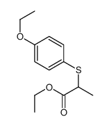 2-[(4-ETHOXYPHENYL)THIO]-PROPANOIC ACID ETHYL ESTER结构式