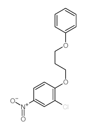 2-chloro-4-nitro-1-(3-phenoxypropoxy)benzene结构式