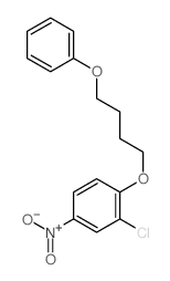 Benzene,2-chloro-4-nitro-1-(4-phenoxybutoxy)-结构式