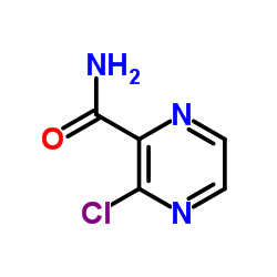 2-氯-3-酰胺吡嗪结构式