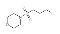 4-(3-chloropropylsulfonyl)morpholine结构式