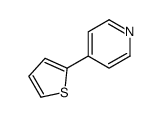 4-thiophen-2-ylpyridine结构式