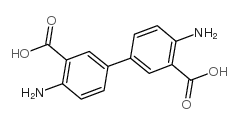 4,4-二氨基-1,1-联苯-3,3-二羧酸结构式