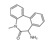 6H-DIBENZ[B,D]AZEPIN-6-ONE, 7-AMINO-5,7-DIHYDRO-5-METHYL-结构式