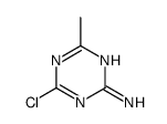 2-氨基-4-氯-6-甲基-1,3,5-三嗪结构式