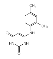 2,4(1H,3H)-Pyrimidinedione,6-[(2,4-dimethylphenyl)amino]-结构式