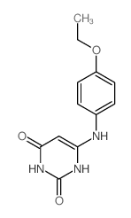 6-[(4-ethoxyphenyl)amino]-1H-pyrimidine-2,4-dione结构式
