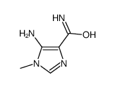 (9ci)-5-氨基-1-甲基-1H-咪唑-4-羧酰胺结构式