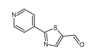 2-(pyridin-4-yl)thiazole-5-carbaldehyde结构式