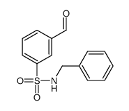 N-benzyl-3-formylbenzenesulfonamide结构式