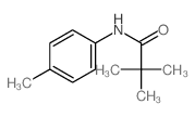 Propanamide,2,2-dimethyl-N-(4-methylphenyl)-结构式