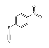 Thiocyanic acid 4-nitrophenyl ester结构式