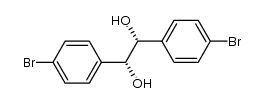 (R,R)-(+)-1,2-bis(4-bromophenyl)ethane-1,2-diol结构式