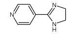 4-(4,5-二氢-1H-咪唑-2-基)吡啶结构式