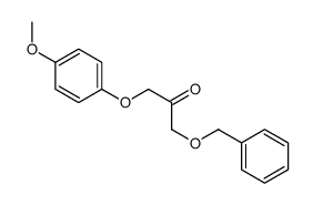 1-(4-methoxyphenoxy)-3-phenylmethoxypropan-2-one结构式